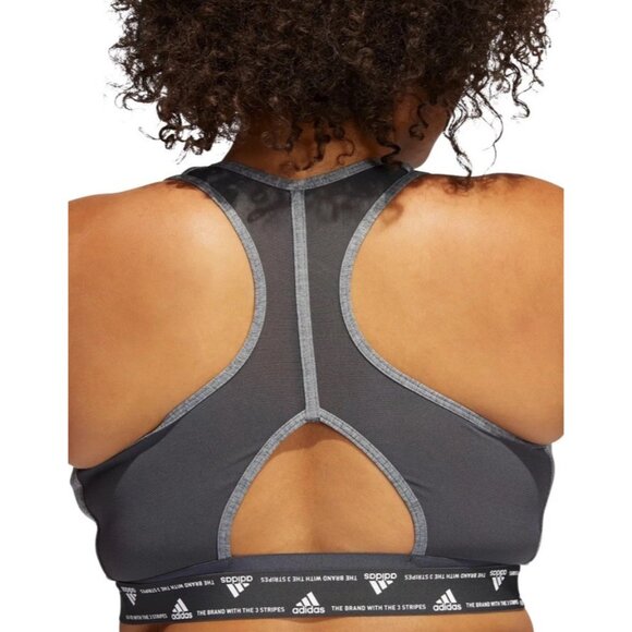 adidas Women's Plus Sz Bra 3X Size Powerreact Training - Picture 5 of 5
